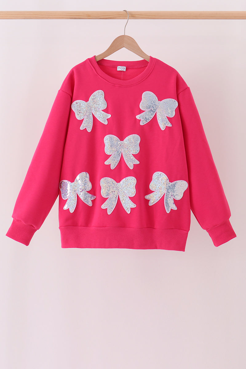 The Mommy & Me Sparkle Bow Sweatshirt