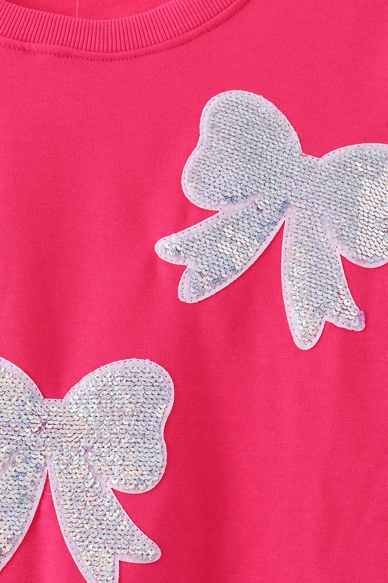 The Mommy & Me Sparkle Bow Sweatshirt