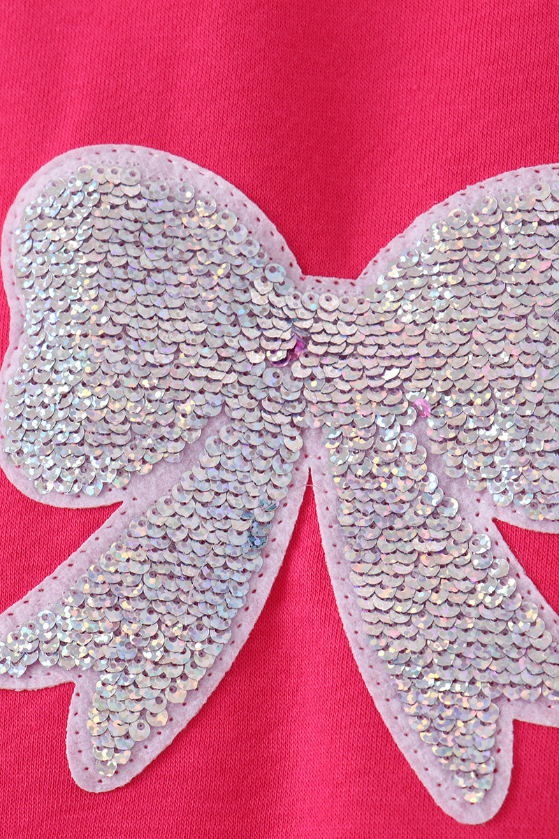 The Mommy & Me Sparkle Bow Sweatshirt