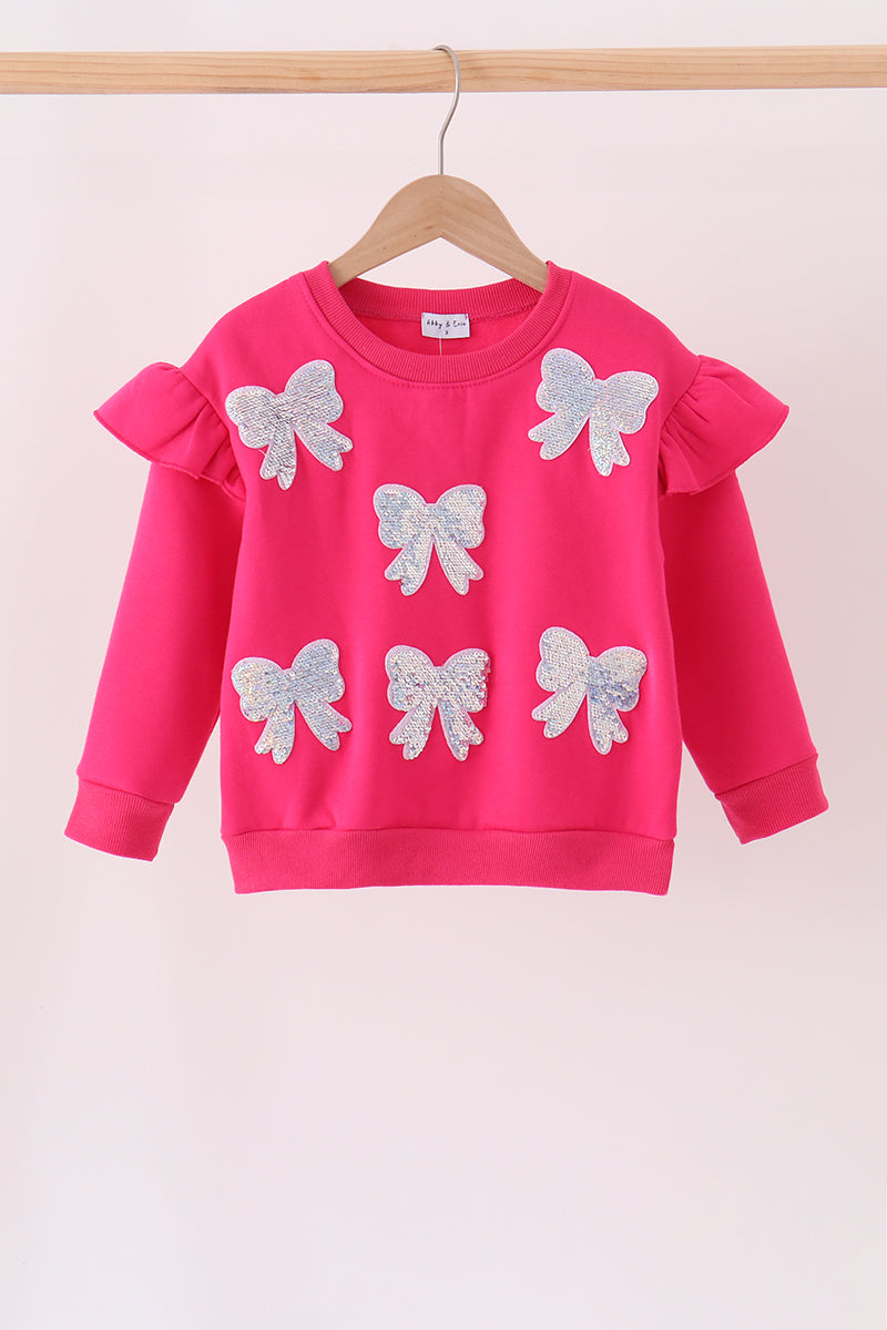 The Mommy & Me Sparkle Bow Sweatshirt