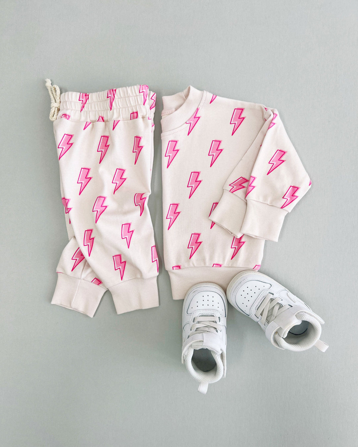 The Pink Bolt Jogger Set