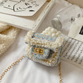 The Mini Pearl Tweed Bag