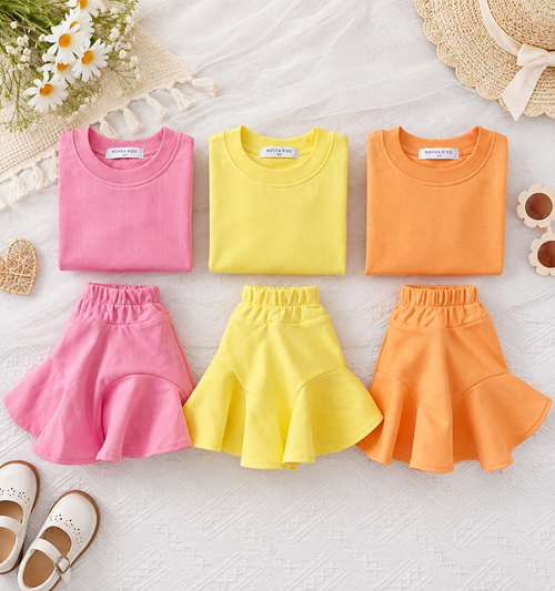 The Color Pop Skirt Set