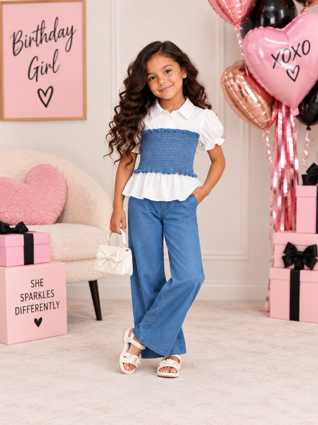 The Blue Belle Pants Set