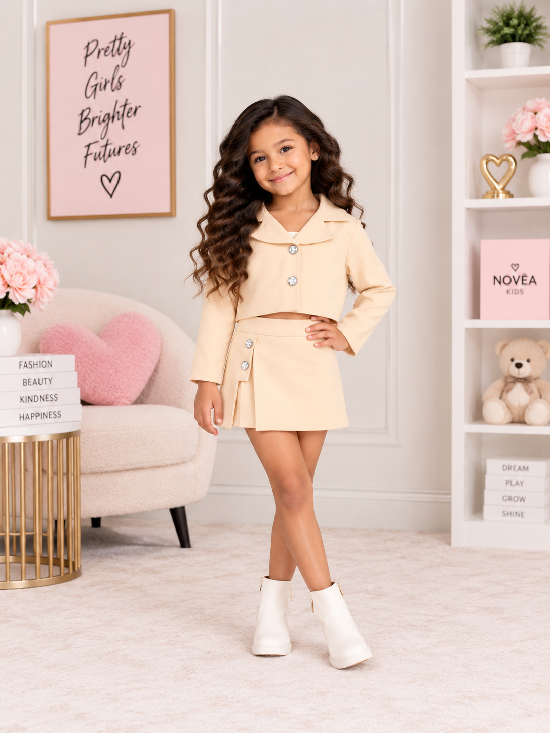 The Pretty in Pink Blazer Set