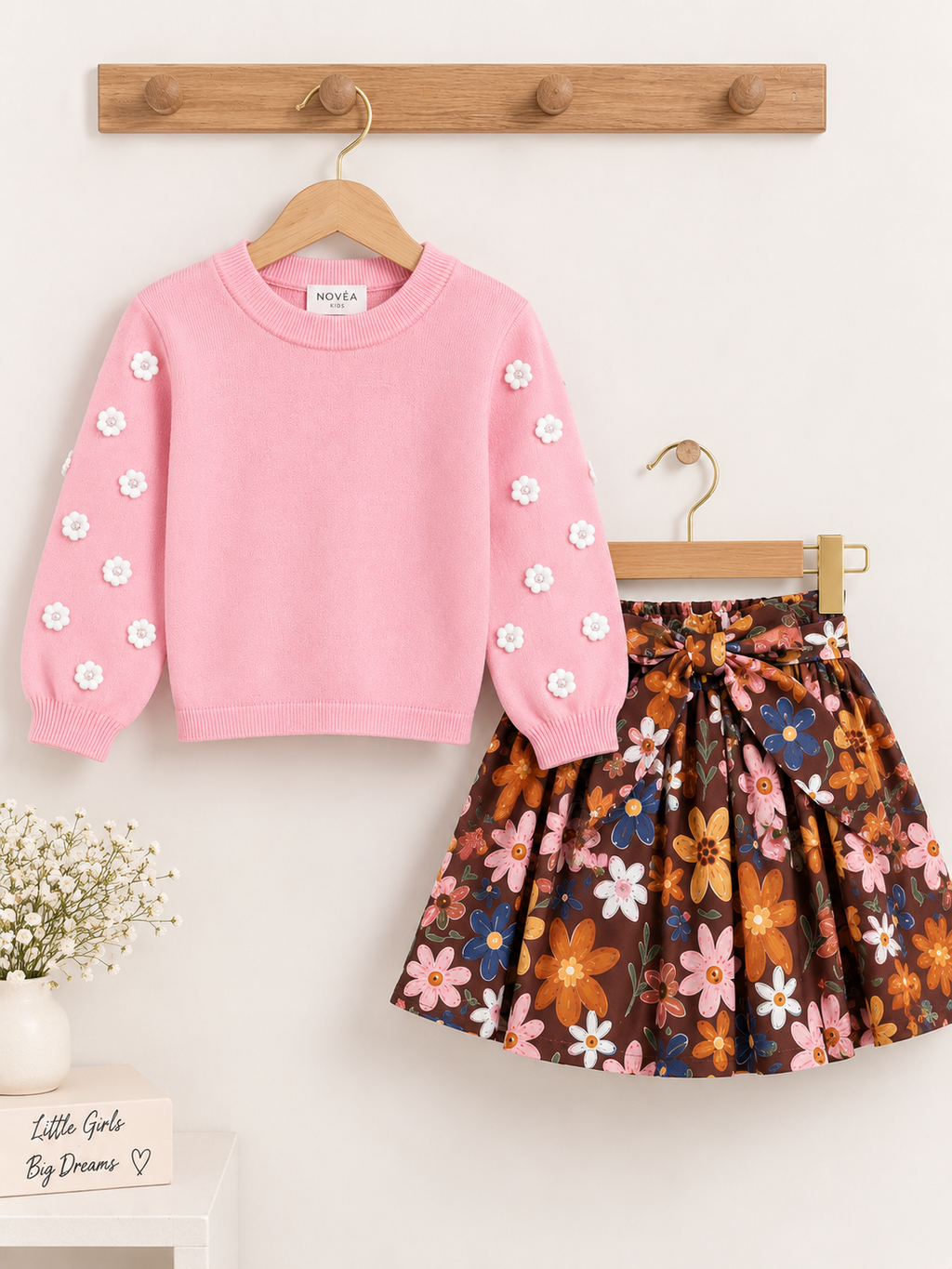 The Autumn Bloom Skirt Set