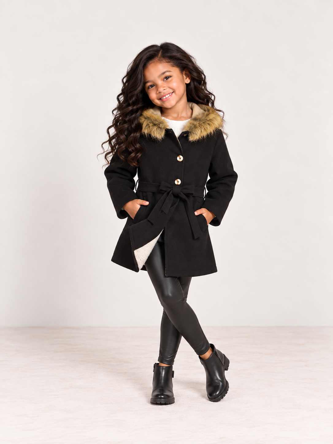 The Cozy Luxe Belted Coat