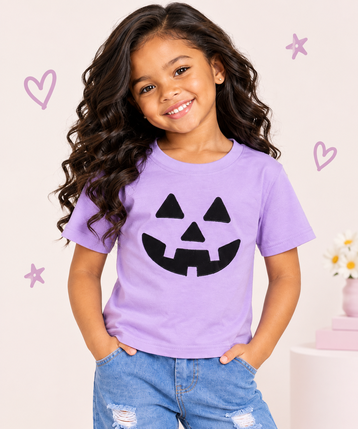 The Lilac Jack-O’-Lantern Top