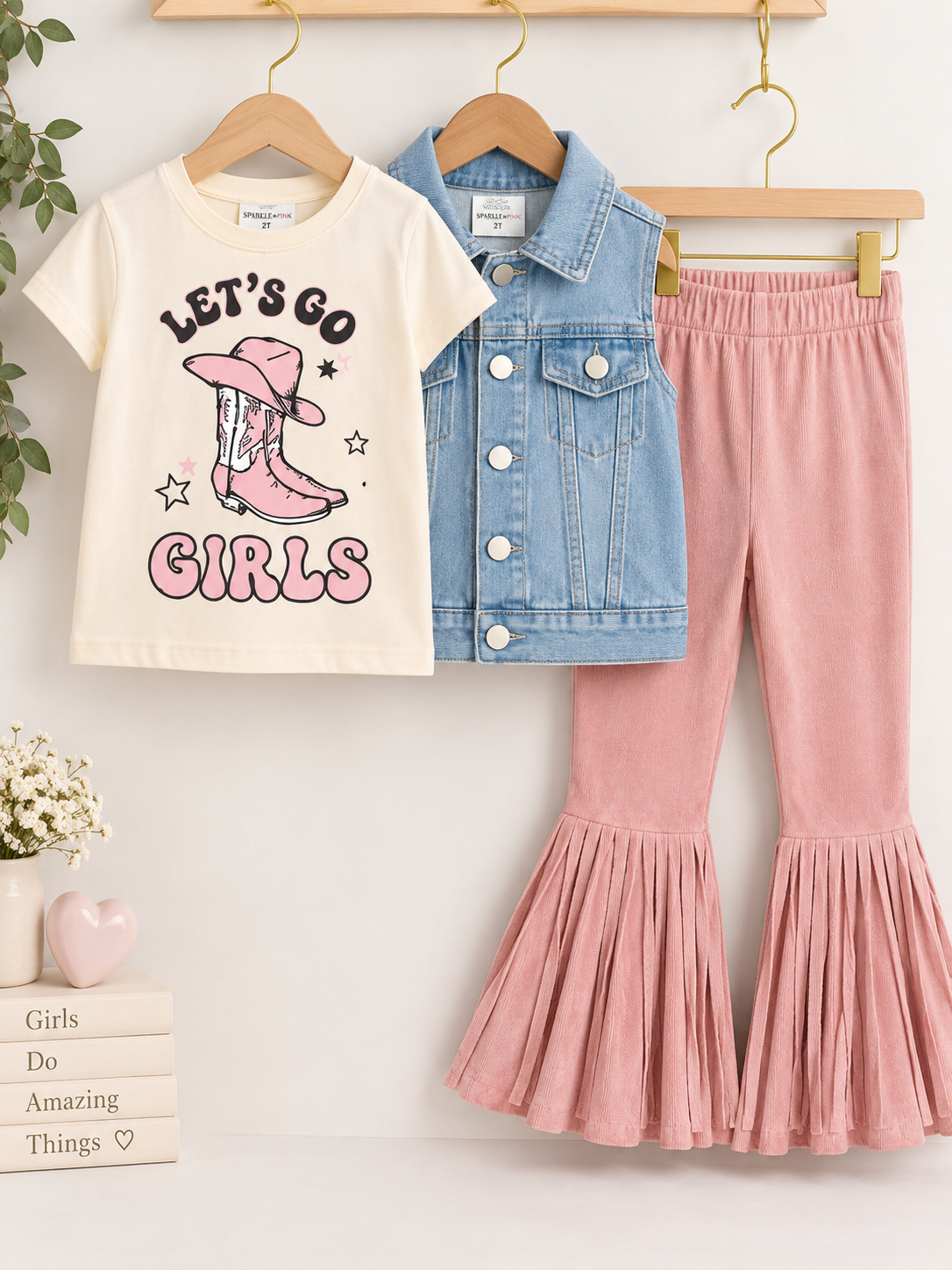 The Let’s Go Girls Fringe Set