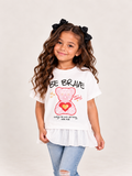 The Be Brave Ruffle Tee