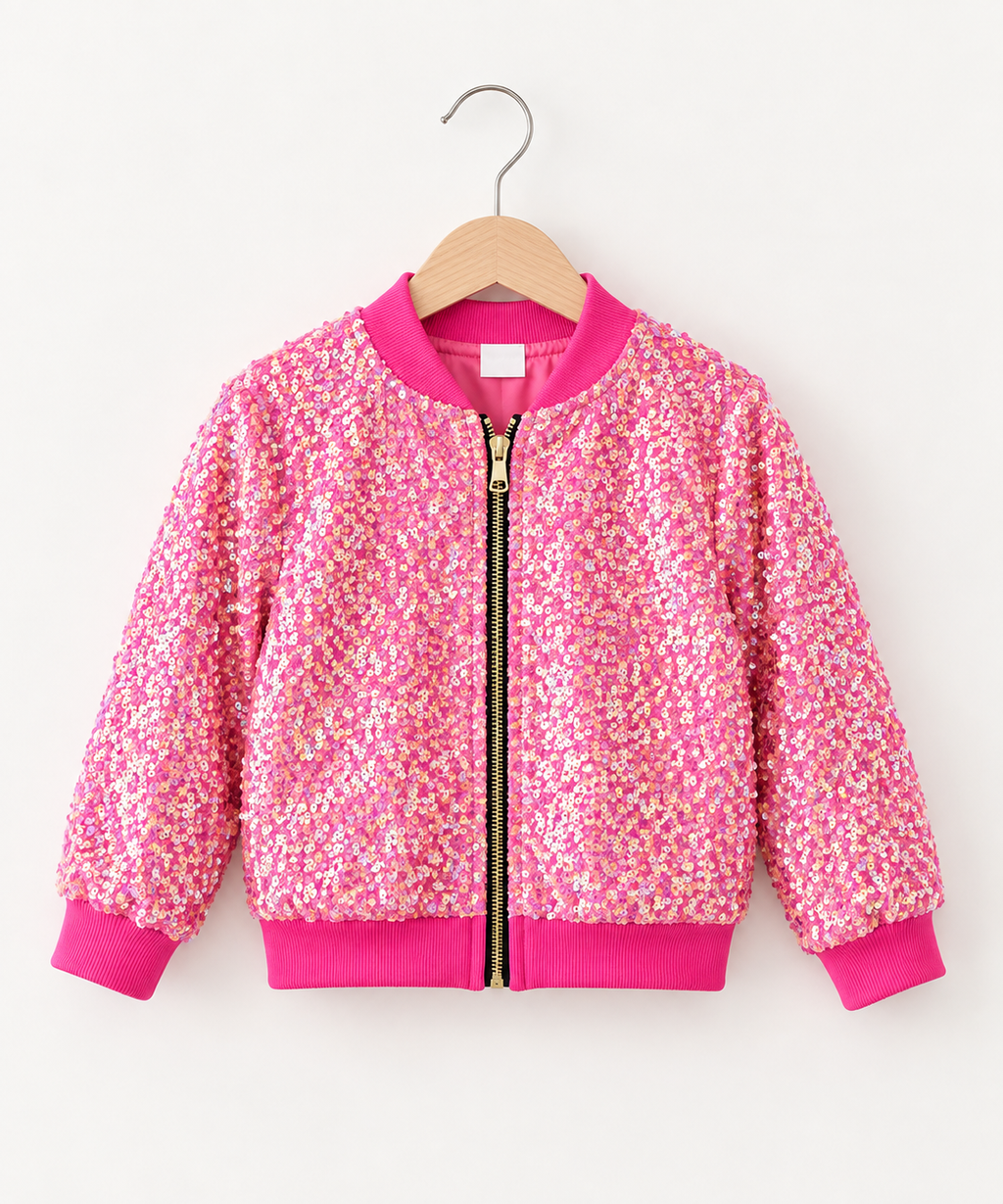 The Pink Sparkle Sequin Jacket