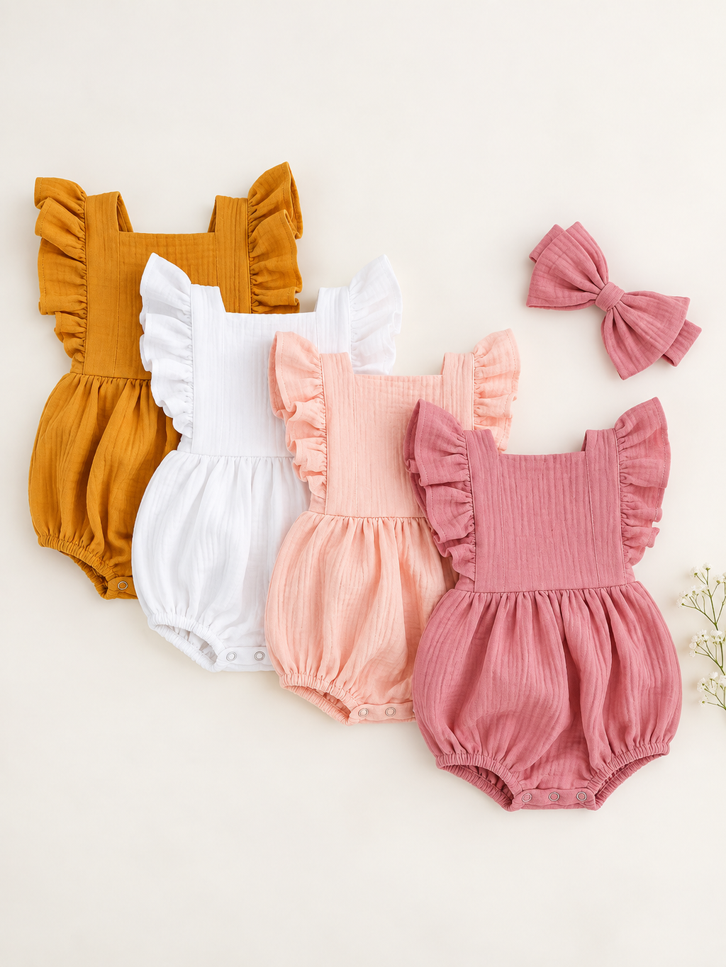 The Ruffle Baby Romper