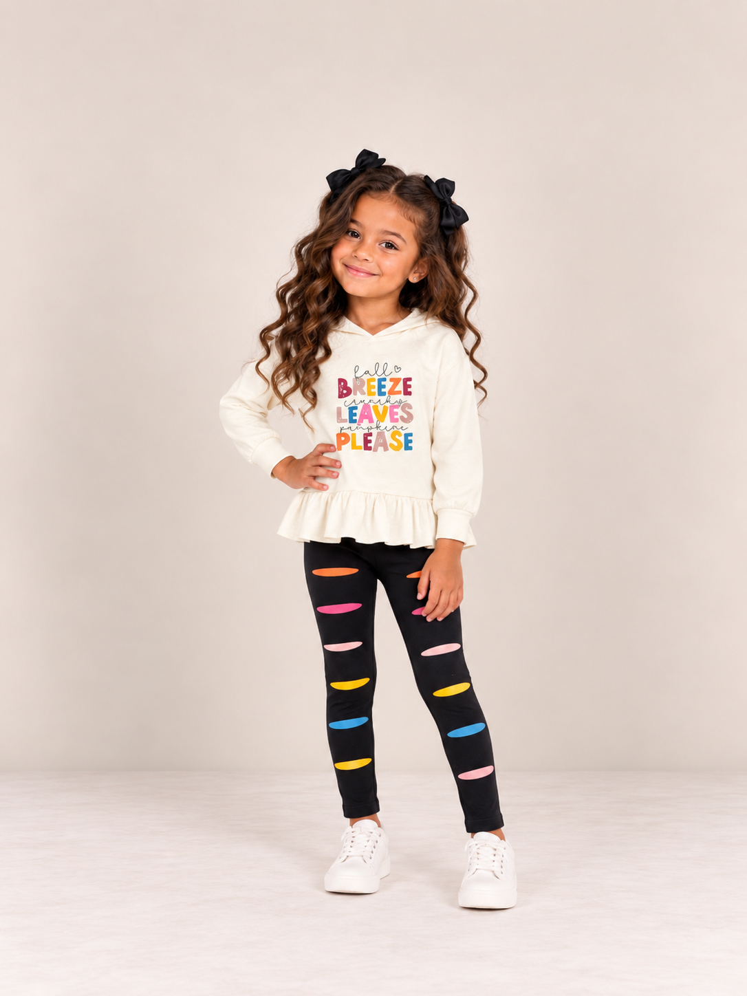 The Fall Breeze Ruffle Legging Set