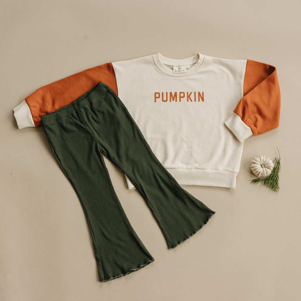The Ribbed Bamboo Flare Leggings